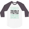 girl already taken by psychotic computer engineer 3/4 Sleeve Shirt