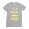 be golden Ladies Fitted T-Shirt