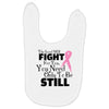 the lord will fight for you, you need only to be still Baby Bibs