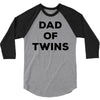 Dad of Twins 3/4 Sleeve Shirt