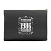 vintage made in 1986 perfectly aged a living legend Accessory Pouches