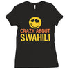 crazy about swahili Ladies Fitted T-Shirt