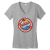 bacon beach Women's V-Neck T-Shirt
