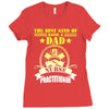 raise dad nurse Ladies Fitted T-Shirt