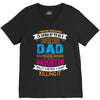 Super Cool Dad Of A Freaking Awesome Daughter V-Neck Tee