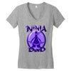 ninja dad Women's V-Neck T-Shirt