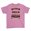 Super Cool Mother In Law Of A Freaking Awesome Daughter Youth Tee