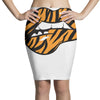 sexy lip biting Pencil Skirts