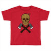 skull wood Toddler T-shirt
