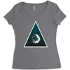 Abstract Planet Women's Triblend Scoop T-shirt