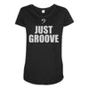 bass just groove Maternity Scoop Neck T-shirt