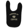 powered by coffee Baby Bibs