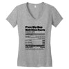 clebrity hip hop nutrition Women's V-Neck T-Shirt