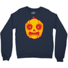 frightened jack o lantern Crewneck Sweatshirt