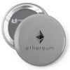 Ethereum Coin Pin-back button