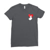 love more pocket Ladies Fitted T-Shirt