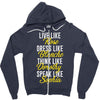 be golden Zipper Hoodie