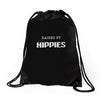 raised by hippies (2) Drawstring Bags