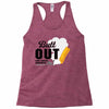 Butt Out Lung Cancer Awareness Racerback Tank