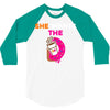 She Wants D - Dunkin Donuts 3/4 Sleeve Shirt