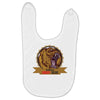 danger angry bear Baby Bibs