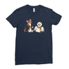 the owl and the weasel Ladies Fitted T-Shirt