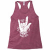 stand for heavy metal Racerback Tank