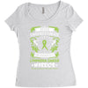 Never Underestimate The Strength Of A Lymphoma Cancer Warrior Women's Triblend Scoop T-shirt