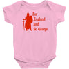 for england and st Baby Bodysuit
