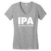 ipa lost when i drink Women's V-Neck T-Shirt