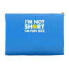 small tiny little shorty person gift tee Accessory Pouches