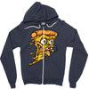 pizza smoking Zipper Hoodie