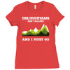 the mountains are calling Ladies Fitted T-Shirt