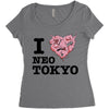 i love neo tokyo Women's Triblend Scoop T-shirt