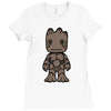 friendly tree Ladies Fitted T-Shirt