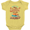 i'm booked Baby Bodysuit