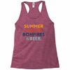 Summer Night Bonfires Beer Racerback Tank