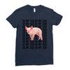 oh my god pig Ladies Fitted T-Shirt