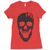 skull triangle Ladies Fitted T-Shirt
