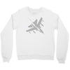 tornado bundeswehr aircraft airplane bomber nato jet Crewneck Sweatshirt