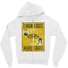 beer goggles sign, ideal gift or birthday present. Zipper Hoodie