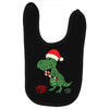 christmas dinosaur Baby Bibs
