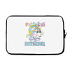 unicorns are born in november cute unicorn Laptop sleeve
