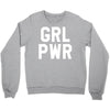 girl power white logo Crewneck Sweatshirt