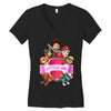 paw patrol birthday girl Women's V-Neck T-Shirt