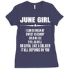 Super June Girl Ladies Fitted T-Shirt