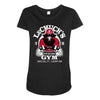 ye olde gym Maternity Scoop Neck T-shirt