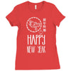 happy new year Ladies Fitted T-Shirt