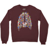 skeleton christmas tree Crewneck Sweatshirt