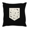 Free Birds Pocket Throw Pillow